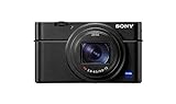 Sony RX100 VII | Premium Bridge-Kamera (1,0-Typ-Sensor, 24-200 mm F2.8-4.5 Zeiss-Objektiv, Autofokus zur Augenverfolgung für Mensch und Tier, 4K-Filmaufnahmen und neigbares Display), Schwarz