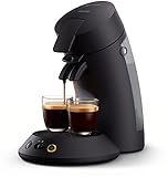 Philips Domestic Appliances Senseo Original Plus CSA210/60 Kaffeepadmaschine (Kaffeestärkewahl, Kaffee Boost Technologie, aus recyceltem Plastik), schwarz