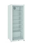 METRO Professional Getränkekühlschrank mit einer Glastür GSC4240, 237 L, weiss, 110 W, 220-240 V, Kühlschrank mit Led Beleuchtung und 6 verstellbaren Einlegeböden für Gastronomie, Bar, Restaurant