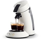 Philips Senseo Original Plus CSA210/10 Kaffeepadmaschine (Kaffeestärkewahl, Kaffee Boost Technologie, aus recyceltem Plastik), weiß