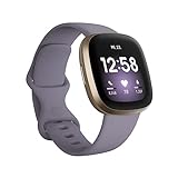 Fitbit Versa 3 - Gesundheits- & Fitness-Smartwatch mit 6-monatiger Premium-Mitgliedschaft, GPS, Tagesform-Index und bis zu 6+ Tage Akku