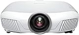 Epson EH-TW7400 4K Enhancement UHD 3LCD-Beamer (3.840x2160p, 2.400 Lumen Weiß- und Farbhelligkeit, Kontrast 200.000:1, HDR, 3D, optionales WLAN, motori. Lens-Shift) Weiß