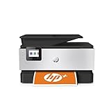 HP OfficeJet Pro 9019e Multifunktionsdrucker (HP+, A4, Drucker, Scanner, Kopierer, Fax, WLAN, LAN, Duplex, HP ePrint, Airprint, mit 6 Probemonaten HP Instant Ink Inklusive) Basalt, Grau, Weiß