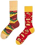 Many Mornings unisex Socken Fast Foot – Burger Pizza (35-38 TU)