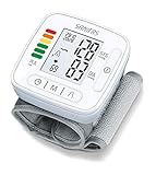 Sanitas SBC 22 Handgelenk-Blutdruckmessgerät (vollautomatische Blutdruck- und Pulsmessung, Warnfunktion bei möglichen Herzrhythmusstörungen)