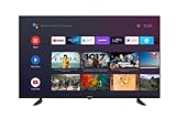 GRUNDIG (50 VOE 72) Fernseher 50 Zoll (126 cm) LED TV, Android TV, 4K UHD, HDR, Dolby Digital, Triple Tuner, Chromecast Built-in, Smart TV, Schwarz, 50 Inches