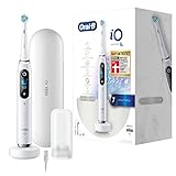 Oral-B iO Series 9 Elektrische Zahnbürste/Electric Toothbrush, 7 Putzmodi für Zahnpflege, Magnet-Technologie & 3D-Zahnflächenanalyse, Farbdisplay & Lade-Reiseetui, white alabaster