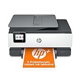 HP OfficeJet Pro 8022e Multifunktionsdrucker (HP+, A4, Drucker, Scanner, Kopierer, Fax, WLAN, LAN, Duplex, HP ePrint, Airprint, mit 6 Probemonaten HP Instant Ink Inklusive) Basalt 20 Seiten/Min