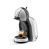 Krups KP123B Dolce Gusto Maschine Mini Me | Kaffeekapselmaschine | über 30 verschiedene Getränke vollautomatisch | Heiß- und Kaltfunktion | 1500 Watt | Artic-Grey/schwarz