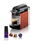 Krups XN3045 Nespresso Pixie Kaffeekapselmaschine | 1260 Watt| Wassertankkapazität 0,7l |Pumpendruck 19 Bar | Kompaktes Design| Farbe Rot