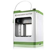 Bresser 3D Drucker Raptor WLAN Drucker in sehr kompakter Bauweise mit Einer Druckgröße von 100x105x100mm, 210x210x290, weiß grün