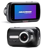 Nextbase 322GW – Autokamera Dashcam Auto – Full 1080p/30fps HD Aufzeichnung - 140° Weitwinkel SOS–Notruffunktion G-Sensor GPS Bluetooth 4.2 Parküberwachung WiFi