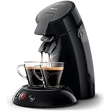 Philips Senseo Original Kaffeepadmaschine mit Crema Plus, Schwarz (HD6553/67)