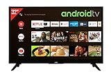 JVC LT-32VAF3055 32 Zoll Fernseher / Android TV (Full HD, HDR, Triple-Tuner, Google Play Store, Google Assistant, Bluetooth) [2022], Schwarz