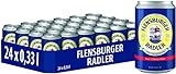 Flensburger Radler fruchtig, frisch und feinherb, kalorienarm, Bier Dose Einweg (24 X 0.33 L)