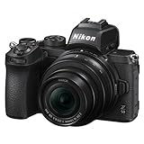 Nikon Z 50 KIT DX 16-50 mm 1:3.5-6.3 VR Kamera im DX-Format (20,9 MP, OLED-Sucher mit 2,36 Millionen Bildpunkten, 11 Bilder pro Sekunde, Hybrid-AF mit Fokus-Assistent, ISO 100-51.200, 4K UHD Video)