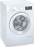Siemens WU14UT21 iQ500 Waschmaschine, 9 kg, 1400 UpM, Unterbaufähige Waschmaschine, Outdoor-Programm Schonende Reinigung, speedPack L Beschleunigen Sie Ihre Programme, Weiß