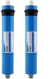 Zerodis 2pcs RO-Membran-Umkehrosmose-Wasserfilter 75gdp