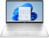 HP Laptop | 17,3 Zoll FHD Display | Intel Core i3-1115G4 | 8GB DDR4 RAM | 256GB SSD Speicher | Windows 11 Home | QWERTZ Tastatur | Silber