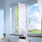 Fensterabdichtung für Mobile Klimageräte, Weiß Wasserdicht Klimaanlage Fensterabdichtung Verwendet für Mobile Klimageräte (400cm)