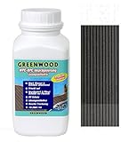 Greenwood WPC & BPC Imprägnierung Anthrazit - Imprägniermittel mit Farbe - Terrassen Pflegemittel mit UV-Schutz - ECO Lösungsmittelfrei - 2,5 Liter