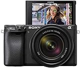 Sony Alpha 6400 | APS-C Spiegellose Kamera mit 18-135mm f/3.5-5.6 Zoom-Objektiv...