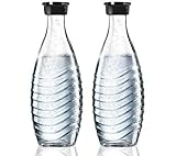 SodaStream DuoPack Glaskaraffe (2 x 0,6L Glaskaraffen) für Crystal und Penguin