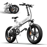 ADO A20F Elektrofahrräder Klappräder, StVO Faltbares Elektrofahrrad E-Bike Pedelec Citybike Klapprad Elektrisches Fahrrad mit 250W Motor/36V/10.4Ah Batterie, Erhalten innerhalb von 2-3 Tagen