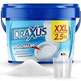 DRAXUS WC Schaum im XXL Pack (2,5kg) I Extra Stark I WC Reiniger Schaum entfernt kraftvoll Kalk & Urinstein I Sorgt für Glanz und frischen Duft