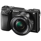 Sony Alpha 6000 Systemkamera (24 Megapixel, 7,6 cm (3") LCD-Display, Exmor APS-C...