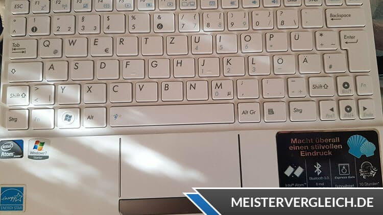 ASUS eee PC 1015PN Tastatur