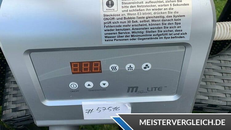 Whirlpool Umrandung Heizung Steuereinheit