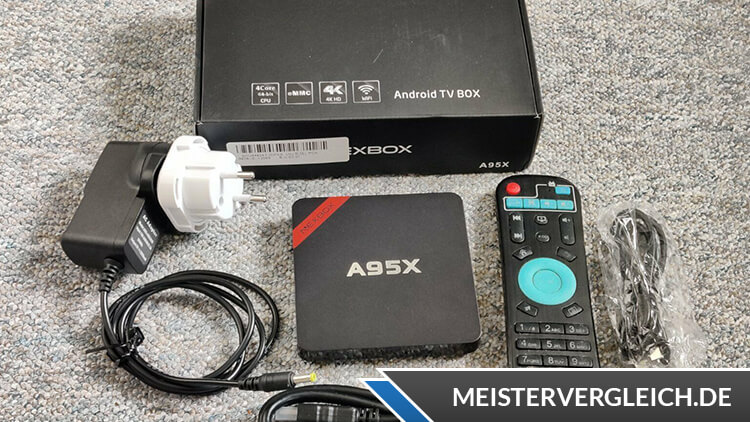 Android TV Box Lieferumfang