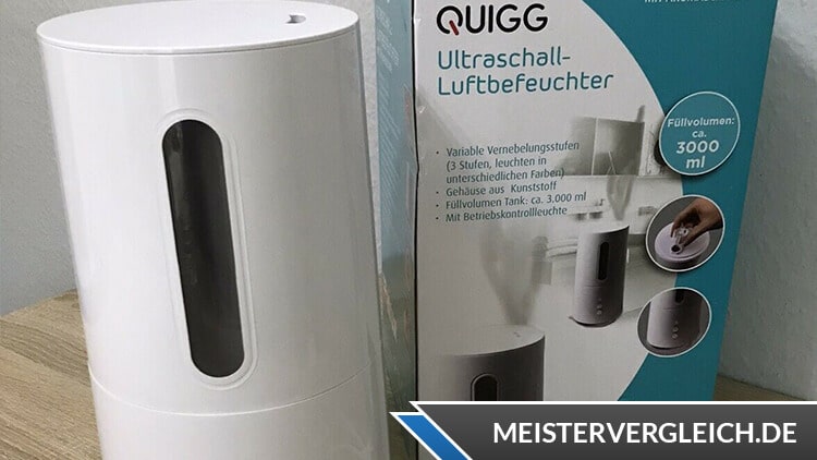 QUIGG Luftbefeuchter Test