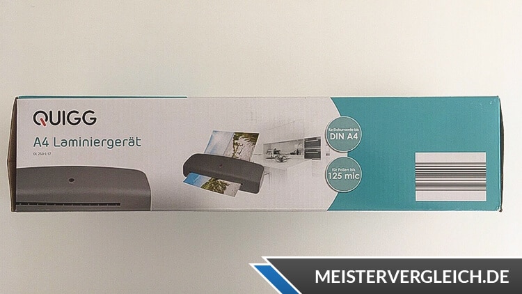 QUIGG Laminiergerät Unboxing