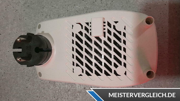 QUIGG Steckdosenheizlüfter Stecker