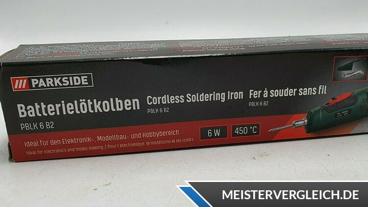 PARKSIDE Akku-Lötkolben Verpackung