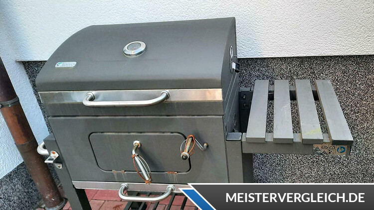 Tepro Toronto Click Komfort-Holzkohlegrill Seitenablage