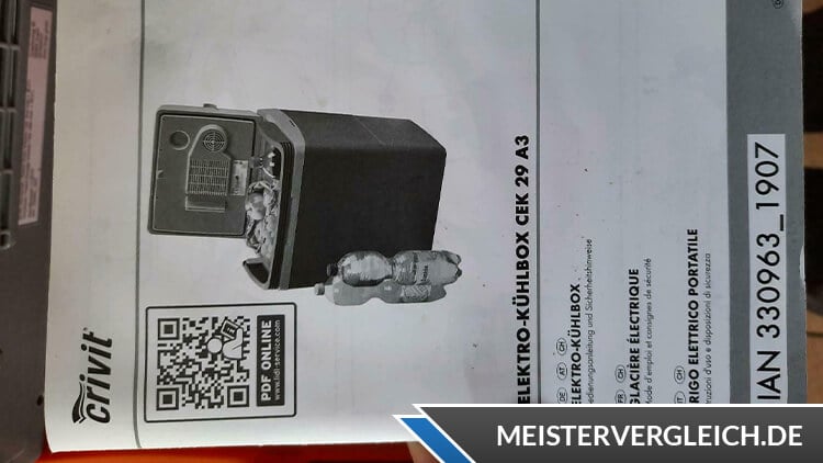 CRIVIT Elektro Kühlbox Bedienungsanleitung