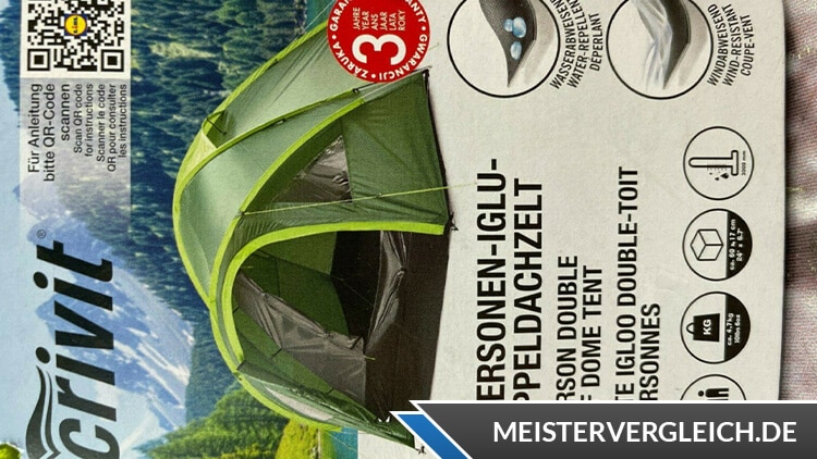 CRIVIT Iglu Zelt Verpackung