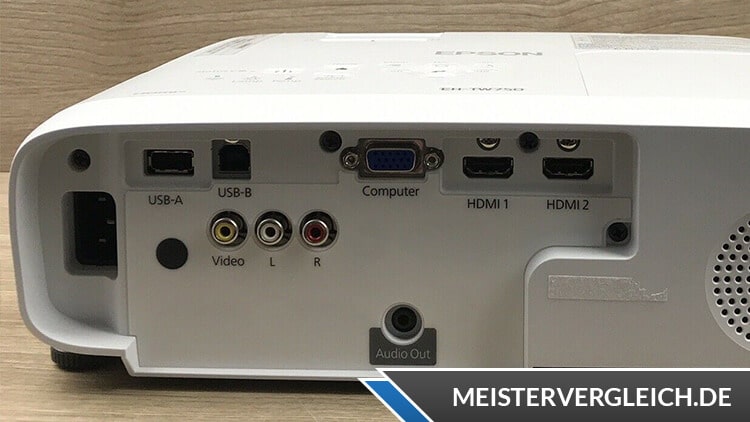 EPSON Full-HD-Beamer EH-TW710 Anschlüsse