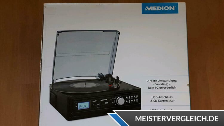 MEDION LIFE E69143 (MD 43142) Schallplatten- und Kassettendigitalisierer Verpackung
