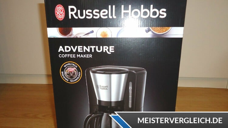 RUSSELL HOBBS Glas Kaffeemaschine Adventure Verpackung