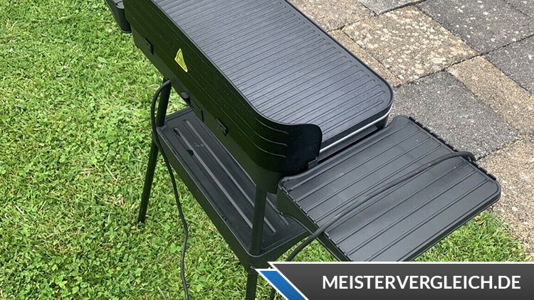 AMBIANO Elektrischer Tischgrill Ablagefläche