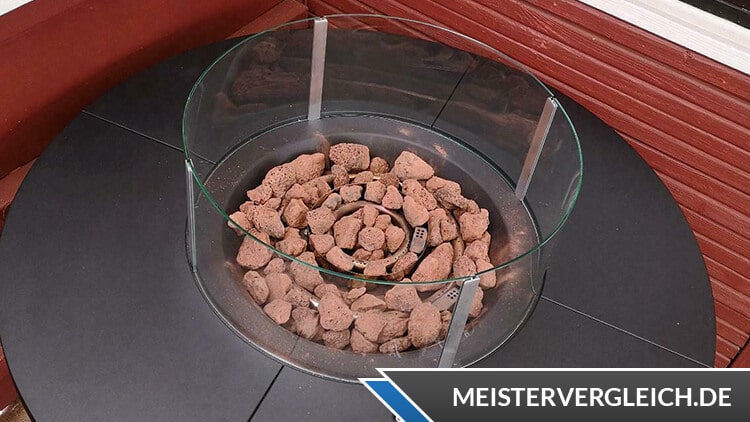 BBQ Ambiente Feuertisch Lavasteine