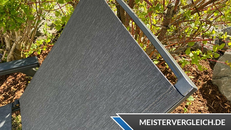 BELAVI Alu-Komfort-Sonnenliege XXL Lehne