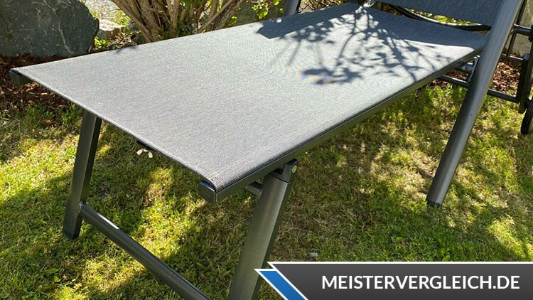 BELAVI Alu-Komfort-Sonnenliege XXL Liegefläche