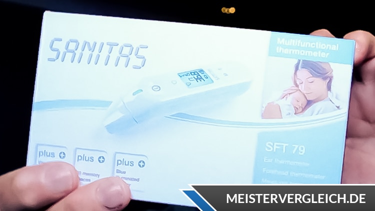 SANITAS Multifunktions-Thermometer SFT 79 Verpackung