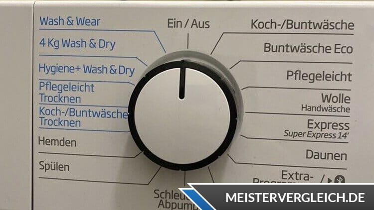 BEKO Waschtrockner WDW75141Steam1 Programme