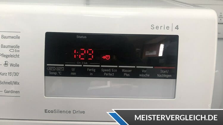 BOSCH WAN28122 Serie 4 Waschmaschine Display